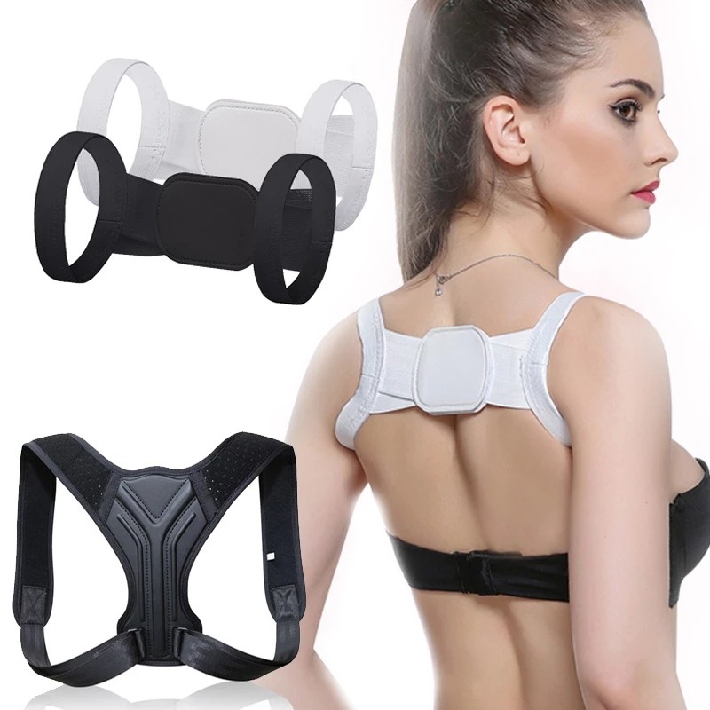 Back Posture Corrector for Kids and Adults, Clavicle Support, Straight Shoulders, Velcro Strap