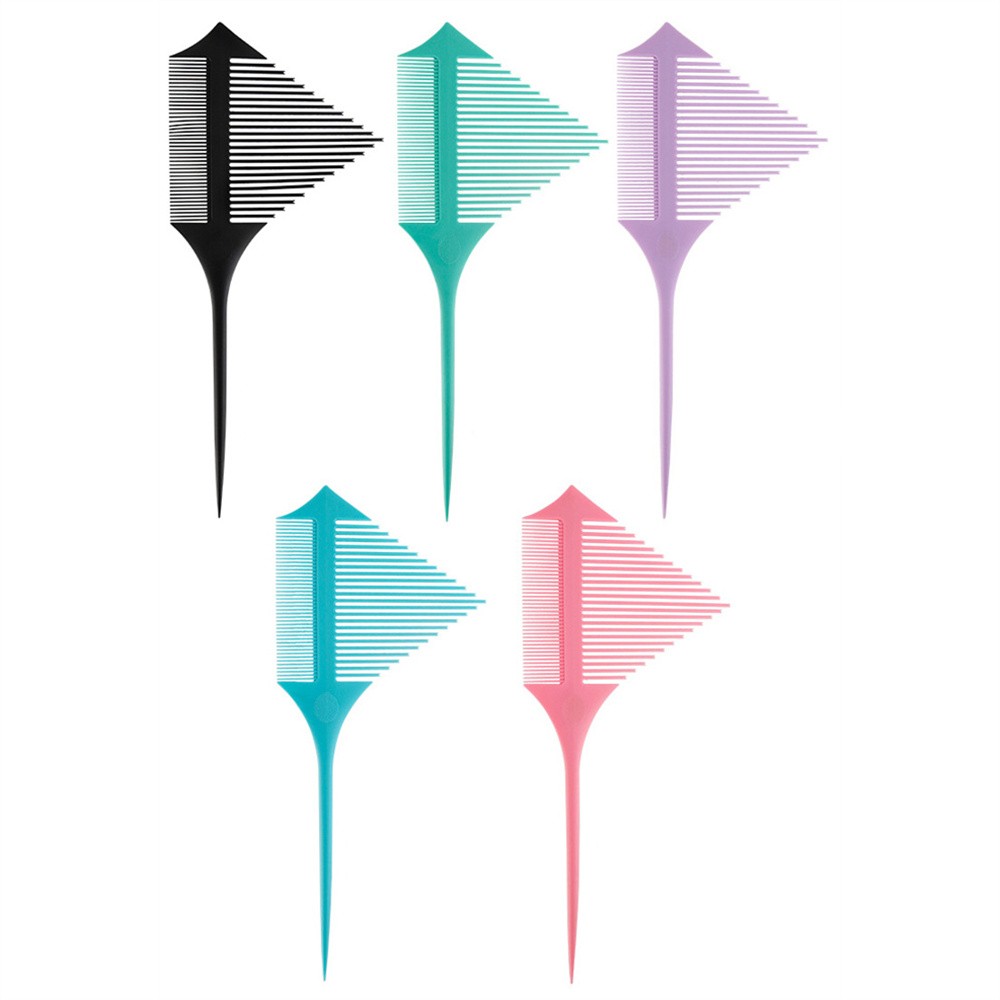 Professional Hair Dye Comb Hair Styling Tool Hair Coloring Multifunctional Hair Brush Salon Barber DIY Styling Highlighting Comb