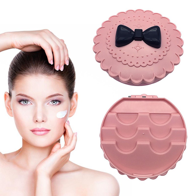 1pc Plastic Fake Eyelash Storage Box Makeup Cosmetic Magnetic Eye Lashes Cute Pink Flower Case Makeup Cosmetic Tools