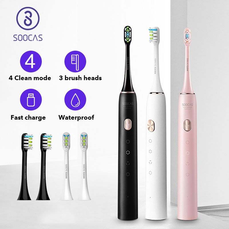 SOOCAS X3U-S Electric Toothbrush Sonic Teethbrush electric Ultrasonic Automatic Fast Chargeable Waterproof Tooth Brush