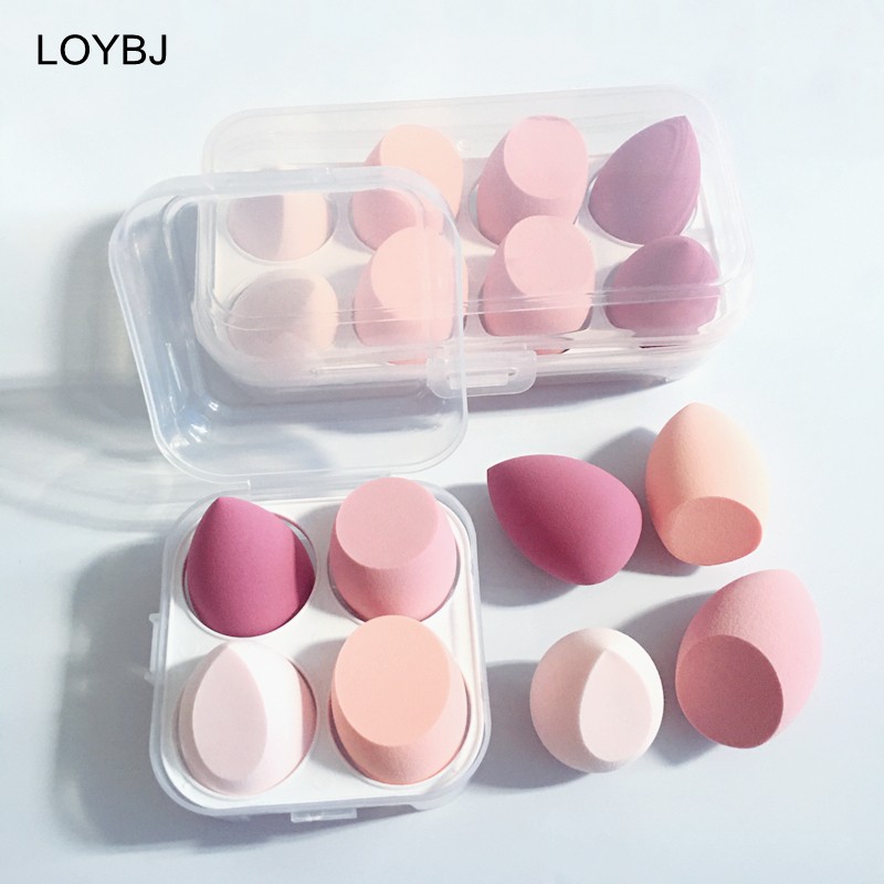 Loebig Cosmetic Puff Set Beauty Egg Blender Smooth Makeup Sponge Powder Foundation Liquid Concealer Cream Women Face Makeup Tool