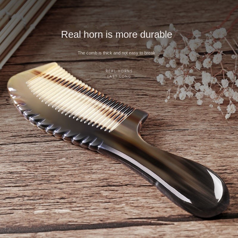 MR.JULIET Thick Real Ivory Comb Ladies Long Hair Natural Household High Quality Authentic Yak Bone Anti Static Massage