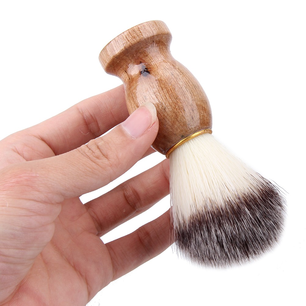 Men Shaving Beard Brush Badger Hair Razor Wooden Handle Face Cleaning Appliance High Quality Pro Salon Tool Safety Shaving Brush