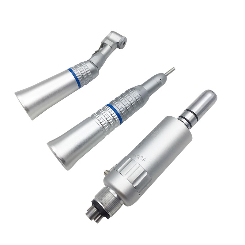 Dental Low Speed ​​Handpiece Air Turbine Handpiece Straight Contra Angle 2/4 Holes Air Motor