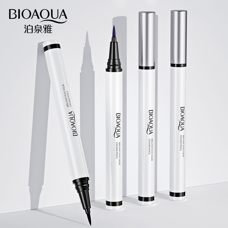 4 Colors Beauty BIOAQUA Natural Eyeliner Pencil Waterproof Precision Long Lasting Liquid Eye Liner Smooth Korea Makeup