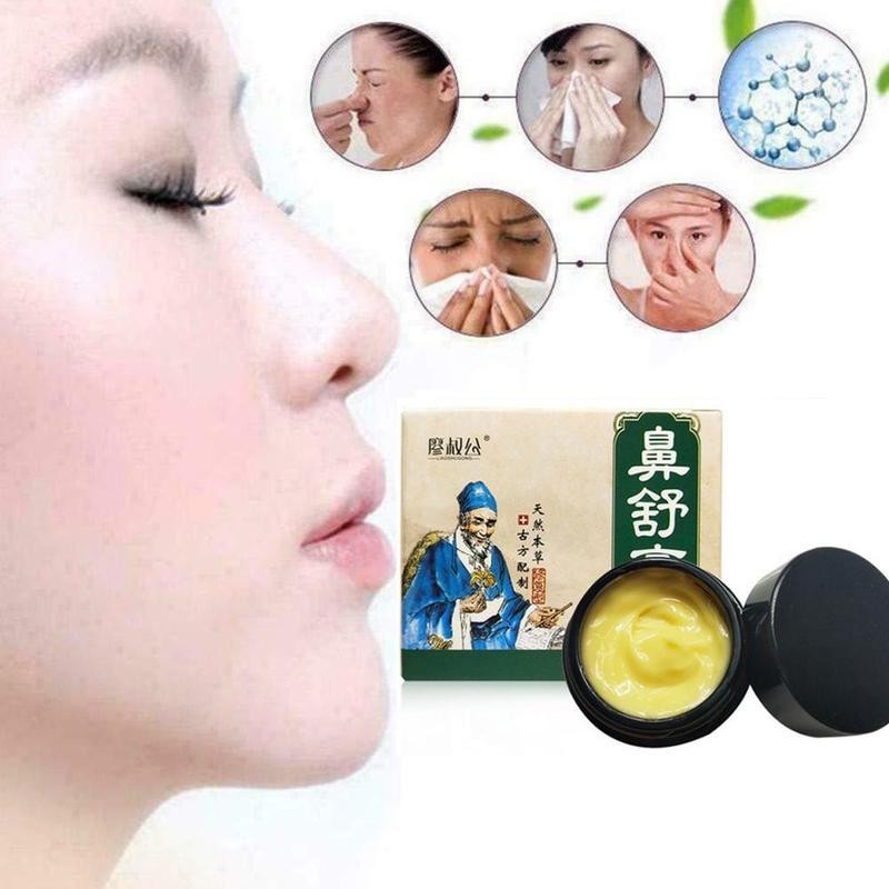 20ml Balm Allergic Rhinitis Neti Sneezing Plasti Ointment For Chronic Allergies Rhinitis Sinus Stuffy Nose Health Care