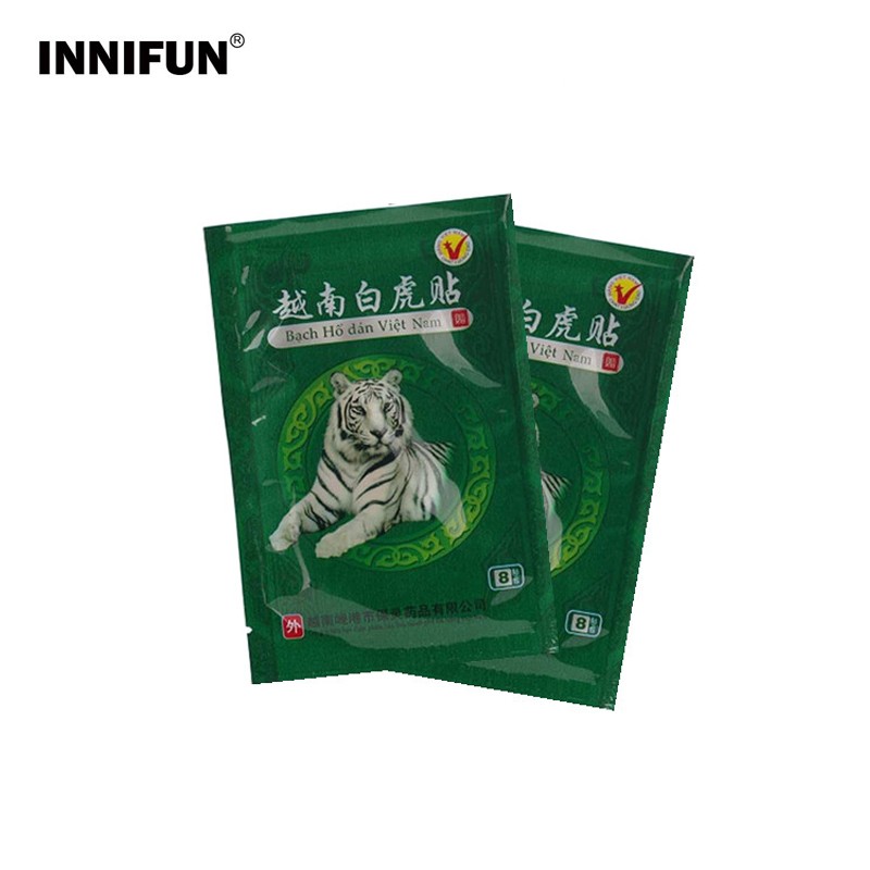 16pcs White Tiger Plaster Chinese Medicinal Herbal Joint Pain Reliever Rheumatoid Arthritis Pain Relief Health Care Patch