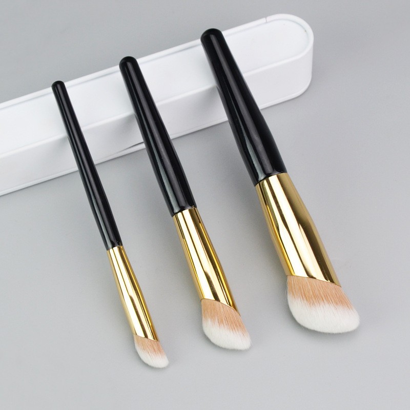 3pcs Pat McGrath Labs Fetish Sublime Perfection Highlight Foundation Makeup Brushes Unique Face Contour Cosmetics Beauty Tool