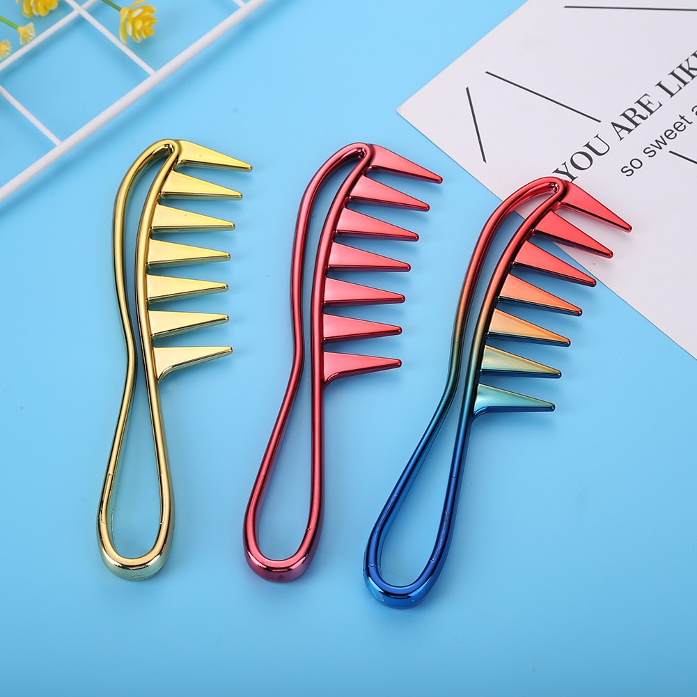 Anti-Static Hair Wide Tooth Shark Comb Detangler Salon Massage Comb Hair Accessories Detangling Comb Reduce Hair Loss Comb Net