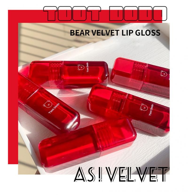 Cute velvet matte lip glaze matte waterproof non-marking lipstick long lasting lip glaze