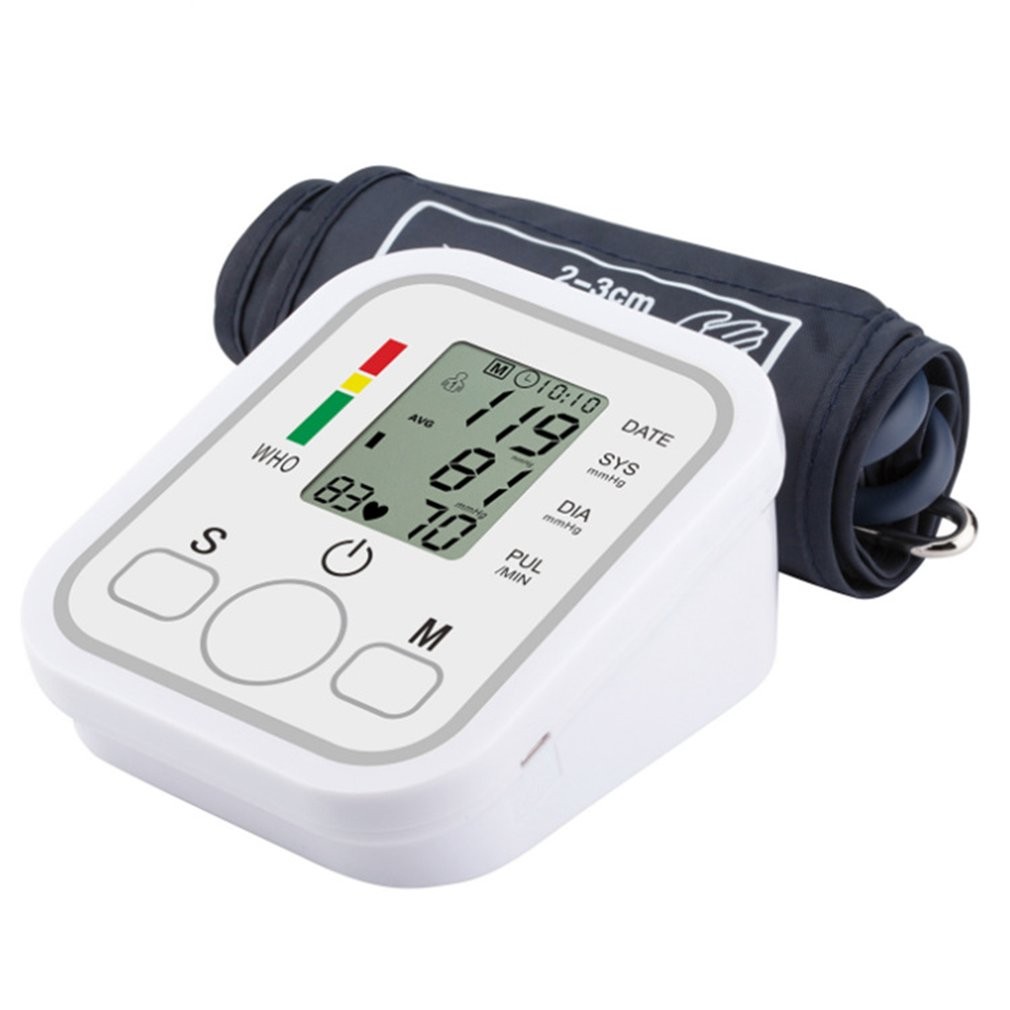 Automatic sphygmomanometer arm medical blood pressure monitor BP sphygmomanometer meter tonometer for measuring arterial pressure