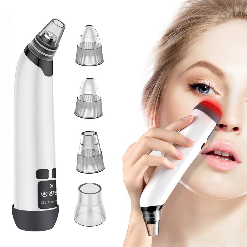 Electric Blackhead Remover Acne Point Vacuum Cleaner USB Set Pore Cleaner Acne Pimple Extraction Tool