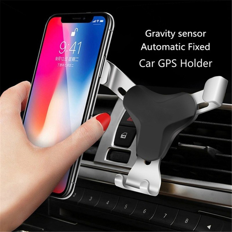 Car universal air vent mobile phone holder for smartphone non-magnetic car support