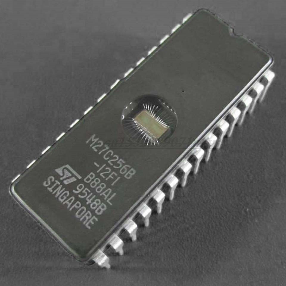 10 قطعة 20 قطعة M27C256 10F1 M27C256b 27C256 M27c256-10F1 EEPROM UV 256 كيلوبت 120NS DIP-28 السيارات ذاكرة فلاش رقاقة الذاكرة