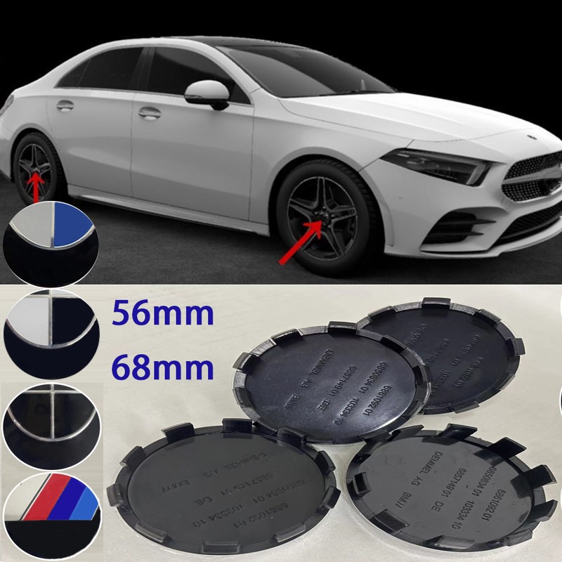 4pcs 68mm 56mm Car Wheel Center Cover Auto Wheel Rim Covers For BMW E46 E60 E36 E90 E53 E61 E93 E87 X1 X3 X5 X6 F30 F20 F10 G30