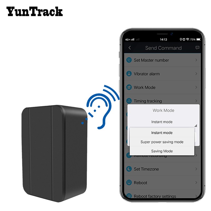 2G Mini GPS Tracker Car Pet Kids Valuables Voice Monitor Moving Vibration SMS Call Alarm Locator Tracking 1200mA Free Location APP