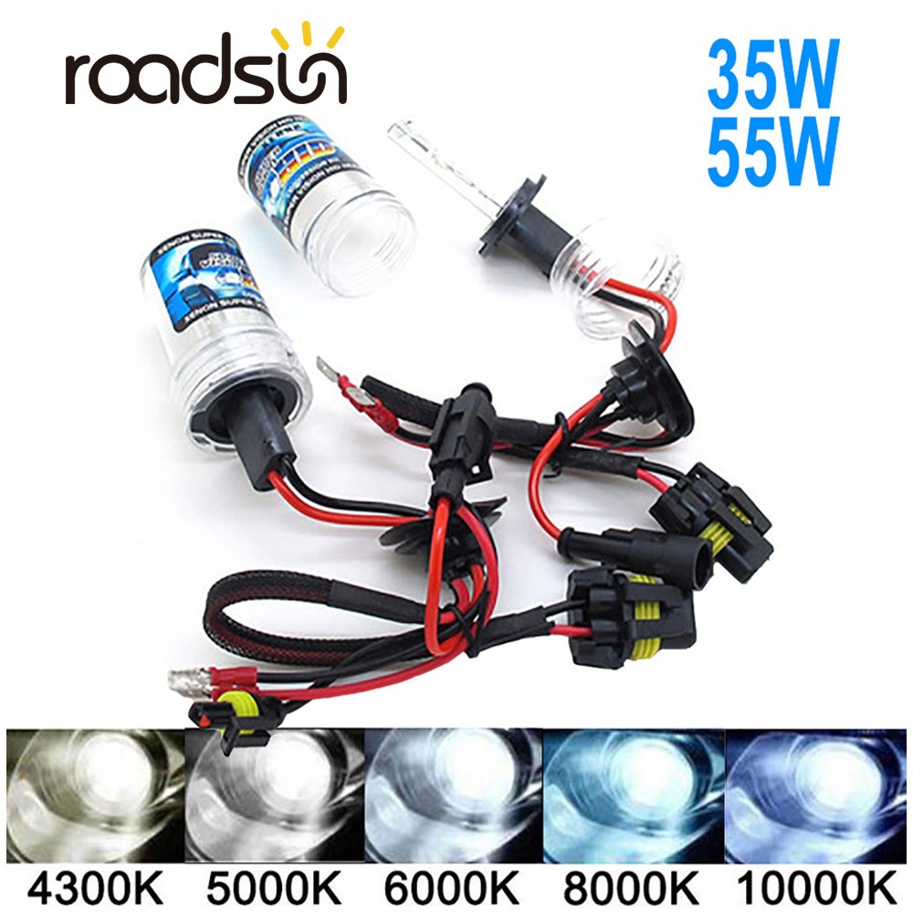 35W 55W HID Xenon H7 Headlight Conversion Kit H1 H3 H8 H9 H11 9005 9006 Auto Car Xenon Bulb 3000K 4300K ​​5000K 6000K 8000K 12000K