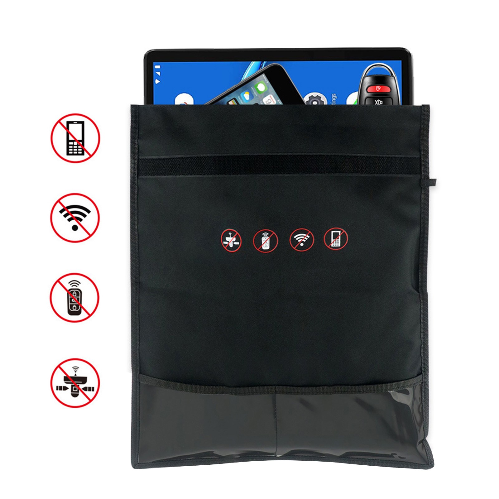 signal blocker for car key fob faraday bag rfid gps signal blocking bag shielding pouch wallet card bag laptop key phone