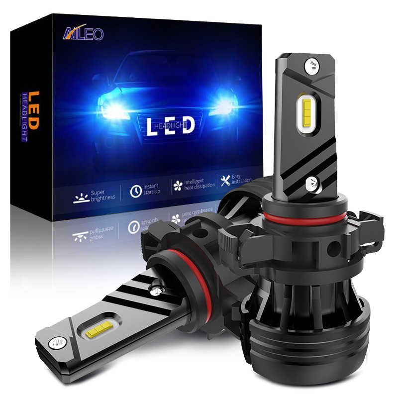 AILEO-مصباح ضباب للسيارة ، مصباح LED عالي السطوع ، رقائق CSP مخصصة 72W 12000LM ، PS24W PSX24W PSX26W SP13W H11 H1 H3 H27 880