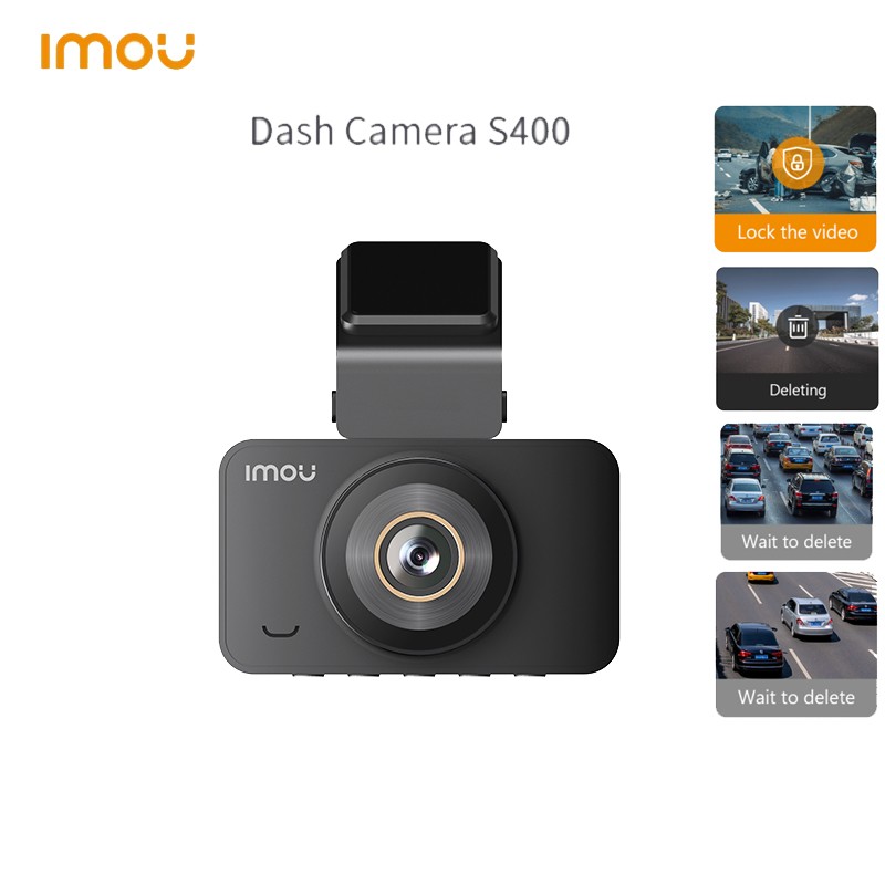 Dahua imou Dash Camera S400 4MP QHD Wifi Smart Conversation Driving Recorder Parking Crash Record 123° Wide Angle Car Monitor