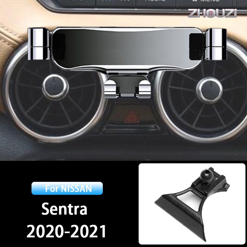 Car Mobile Phone Holder Air Vent Mounts Stand GPS Gravity Navigation Bracket For Nissan Sentra B18 2020 2021 Car Accessories