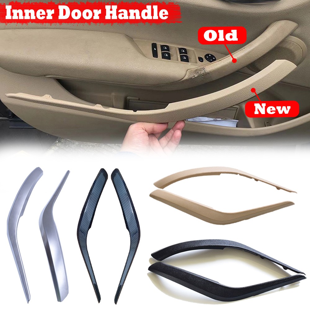 Left Right Side Car Interior Door Panel Pull Handle Cover Trim Auto Interior Door Handles Covers For BMW X1 E84 2010-2016