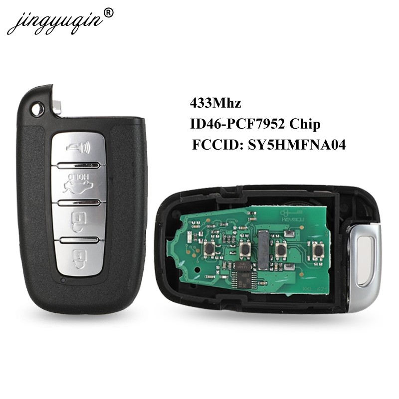 4BT Smart Remote Key 433Mhz ID46 For Kia Forte Soul Rio Borrego Sorento Optima Hyundai I30 IX35 Sonata Genesis Equus Veloster