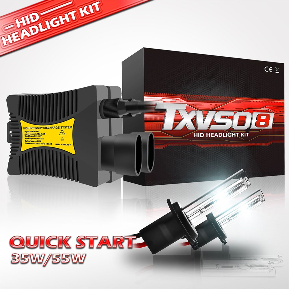 TXVSO8 Mini H7 Xenon Conversion Bulb 12V Car Headlight Assembly High Quality Auto Bulbs 4300K ​​6000K 8000K 12000K 2020 HID Lights