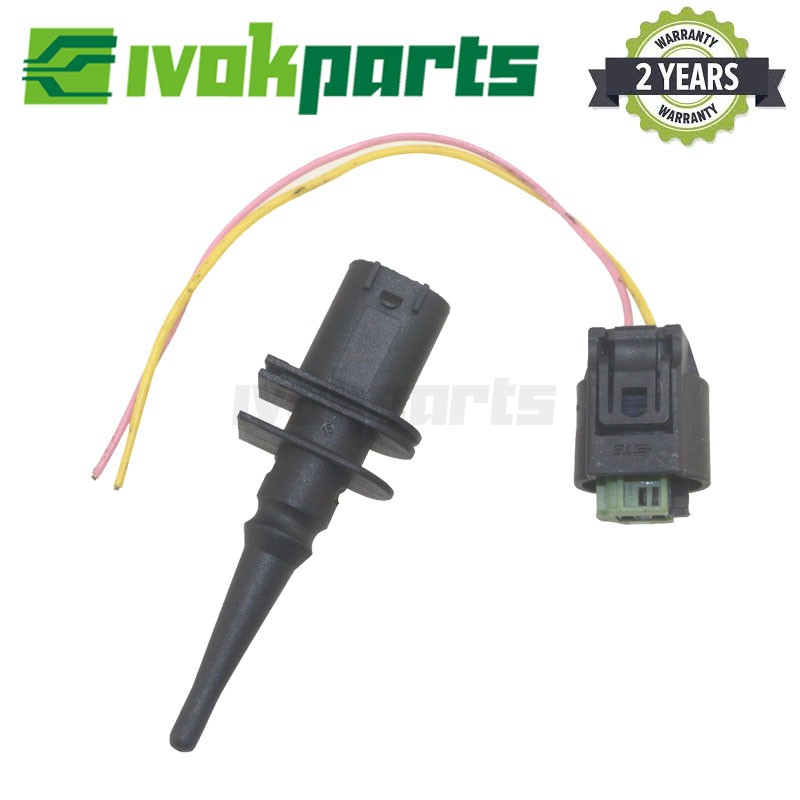 Ambient Out Air Temperature Sensor With Connector Plug For BMW 1 6 7 Series E39 E46 X3 X5 X6 Z4 Z8 Mini R50 R53 R56 R55