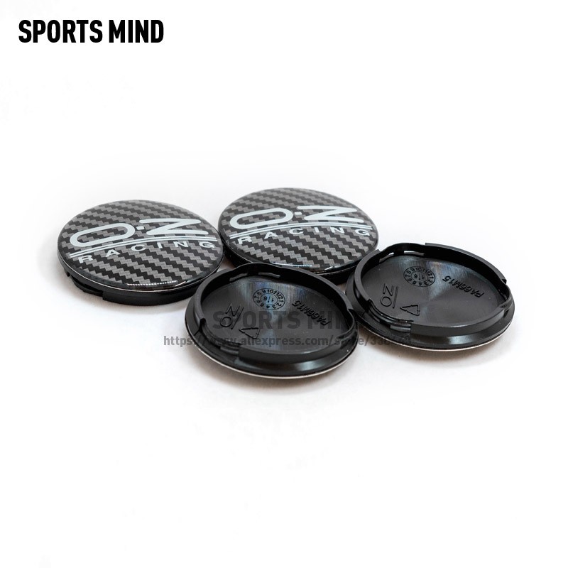 4pcs/lot Black 62mm OZ Racing Car Wheel Center Hub Caps Alloy Wheel Rim Center Hub Cap Cover M595