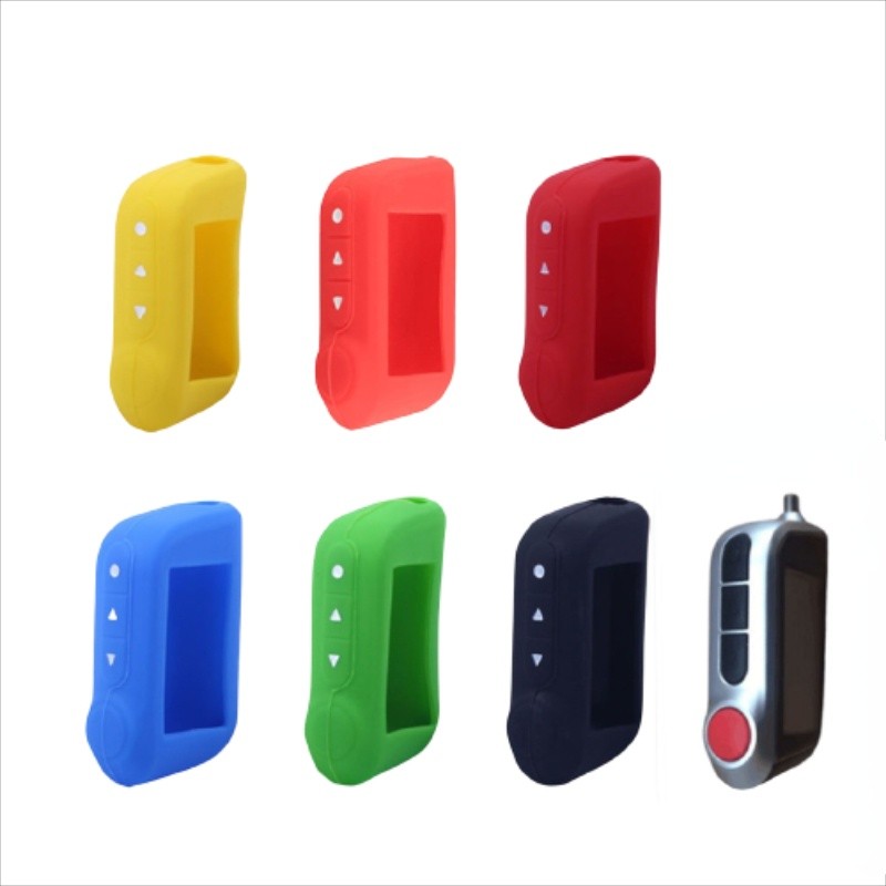 Key Case For Starline A93 A63 Russian Version Two Way Car Alarm LCD Remote Controller Keychain Fob Auto Silicone Cover