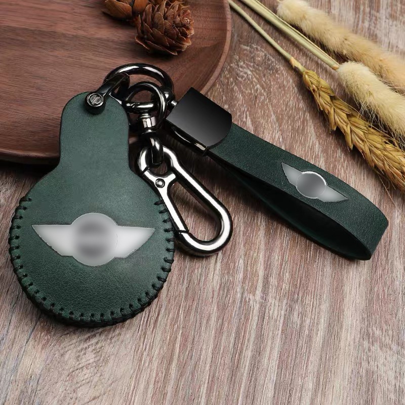 Leather Car Key Case Leather Key Case Cover For Mini Cooper Clubman Hardtop Hatchback Countryman F54 F55 F56 F57 F60 Accessories