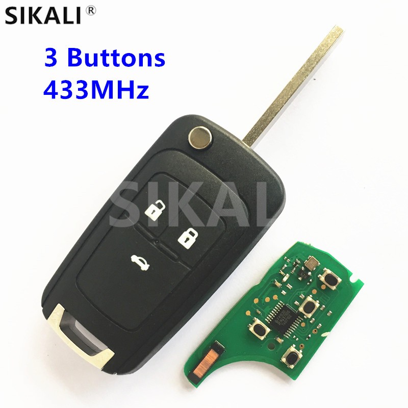 3 Buttons Remote Car Key for GM/Chevrolet Onix/New Prisma (MKII) Car Control Alarm 2013 2014 2015 2016 2017