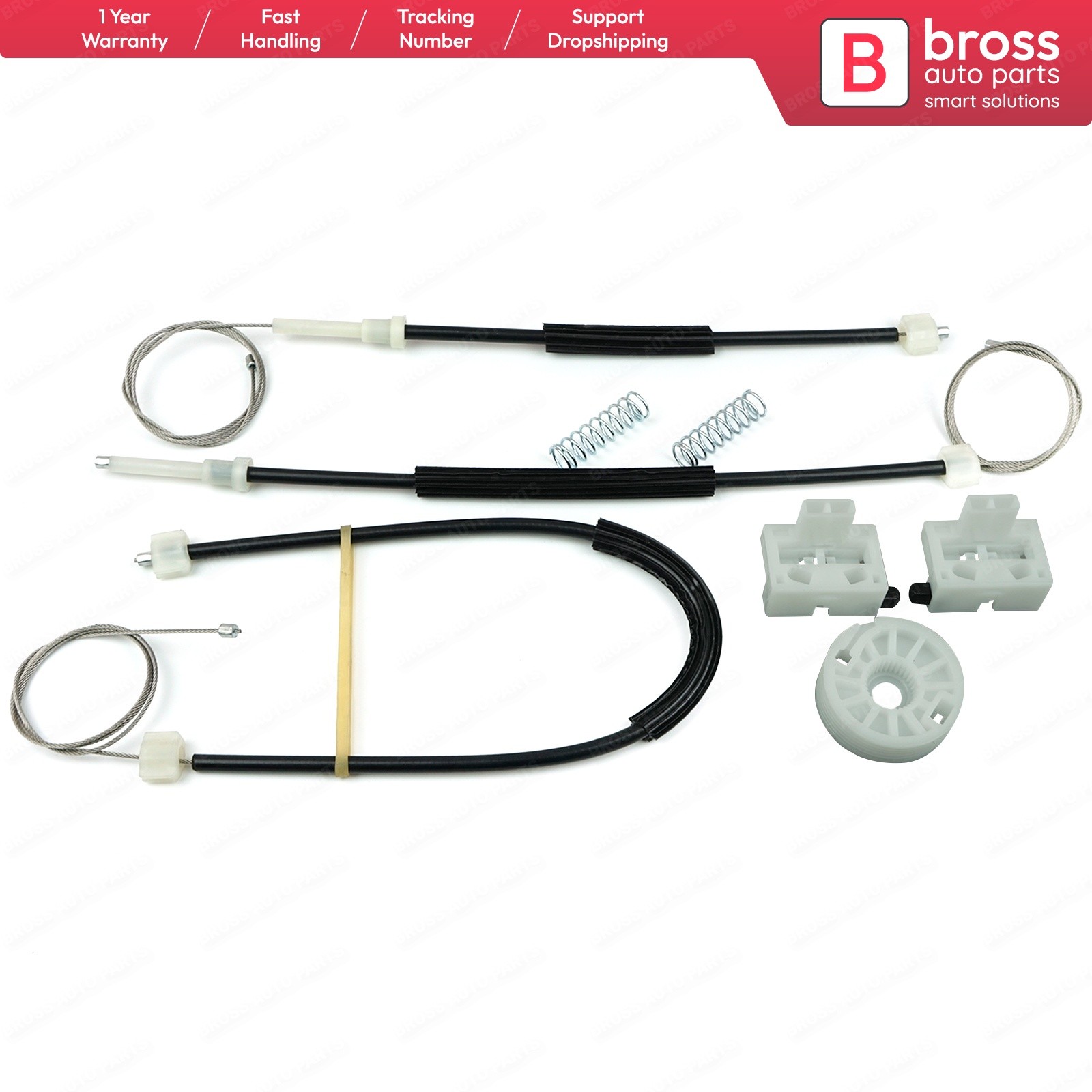 Bross قطع غيار السيارات BWR5321 منظم للنوافذ إصلاح مجموعة الجبهة اليمنى 95382557 لشروليه كروز 2010-2016 المحرز في تركيا