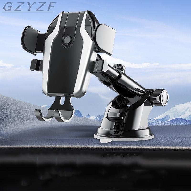 Gravity Suction Cup Adjustable Universal Car Phone Holder Stand Holder in Car GPS Mount for iPhone 12 Pro Max Xiaomi