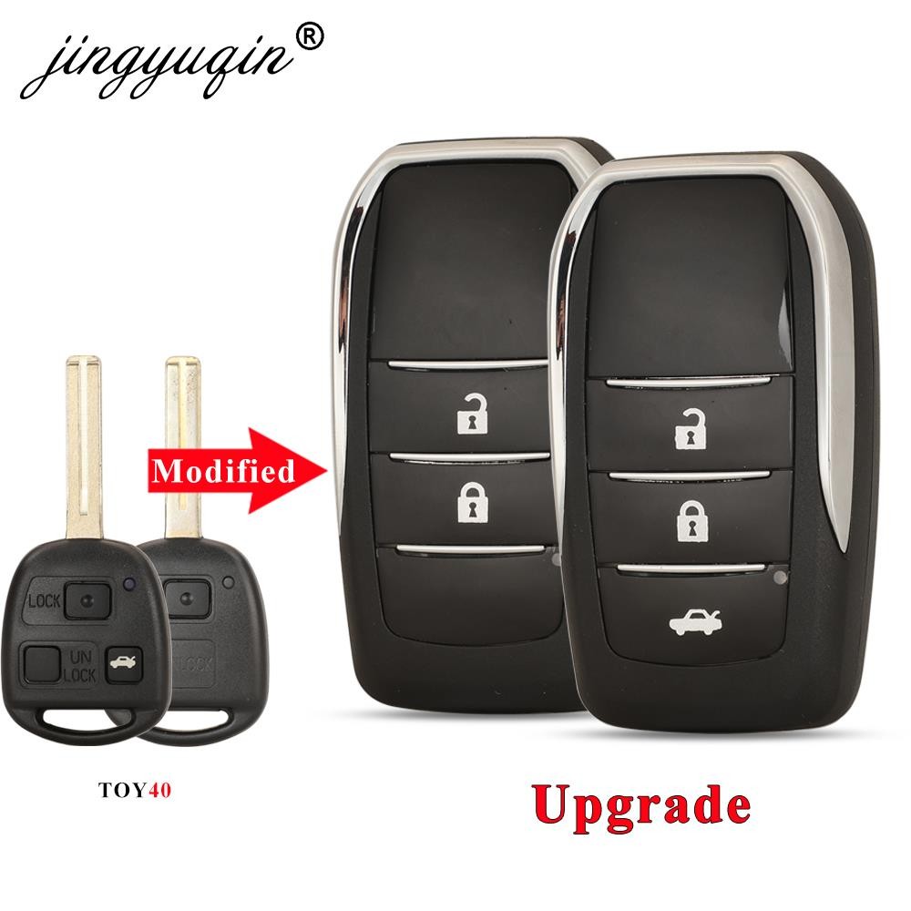 Jingyuqin 2/3 أزرار تعديل الوجه مفتاح بعيد قذيفة حالة ل كزس RX300 RX350 RX400h SC430 GX470 LS400 GS300 ES300 ES330 LX470