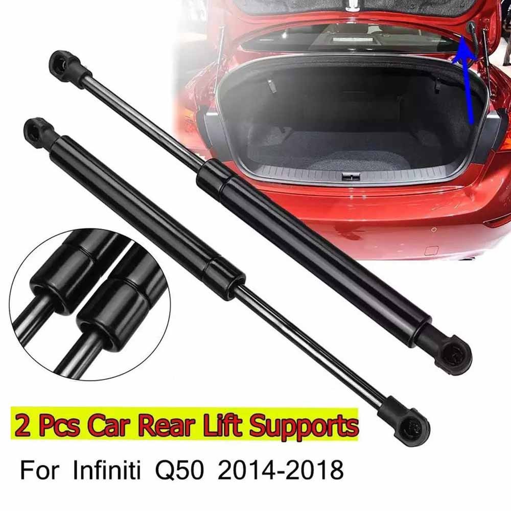 2pcs Car Gas Strut Bar Boot Spring Support Rear Trunk Lift Tailgate Rod Shocks For Infiniti Q50 2014-2018 PM3674 Car Accessories