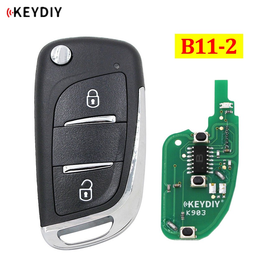 KEYDIY B سلسلة B11-2 2 زر عالمي KD التحكم عن بعد ل KD200 KD900 KD900 + URG200 KD-X2 صغيرة KD DS نمط