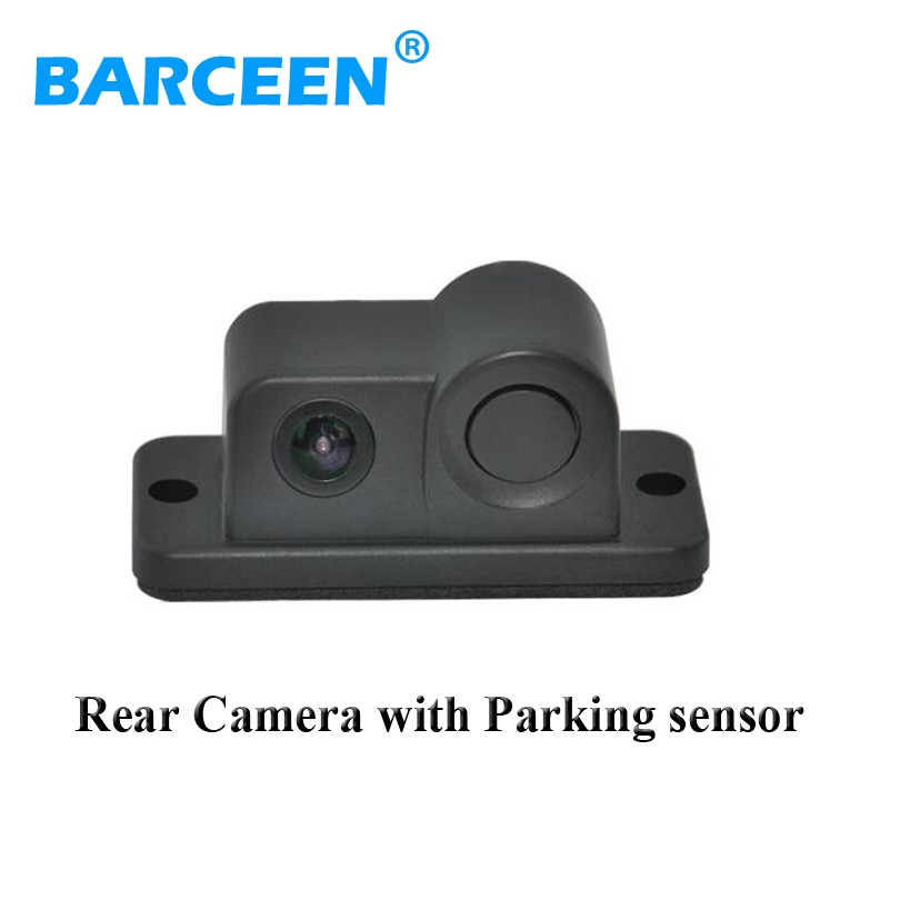 Universal Rear View Camera With Parking Sensor For Car Safety Parking Fetching System Radar Sensor 170 Wide View Angle Lens