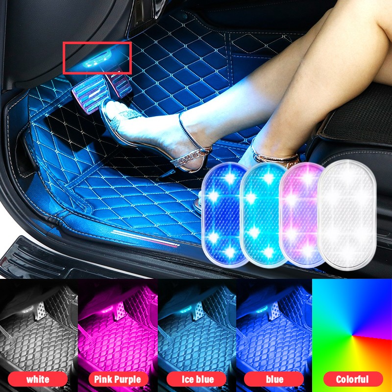 Led Car Interior Decorative Clorful Ambient Light USB Charge Anti Water Car Accessories For Mersedes Benz Seat Leon Changan Cx70