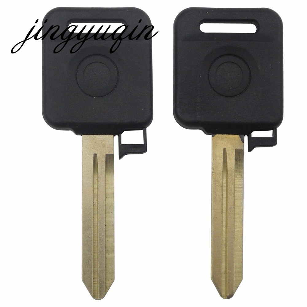 jingyuqin 10pcs remote ignition key shell case for nissan qashqai tiida car key cover with uncut blade