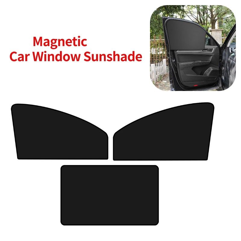 Magnetic Car Windshield Sunshade Front Rear Sun Shade Auto Window Curtain Cover UV Sun Protection Car Accessories