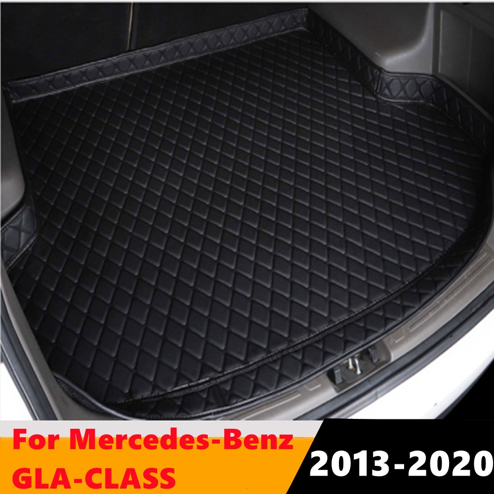 Cengair Car Trunk Mat All Weather Auto Tail Boot Luggage Pad Carpet High Side Cargo Liner For Mercedes-Benz GLA 2013 2014-2020