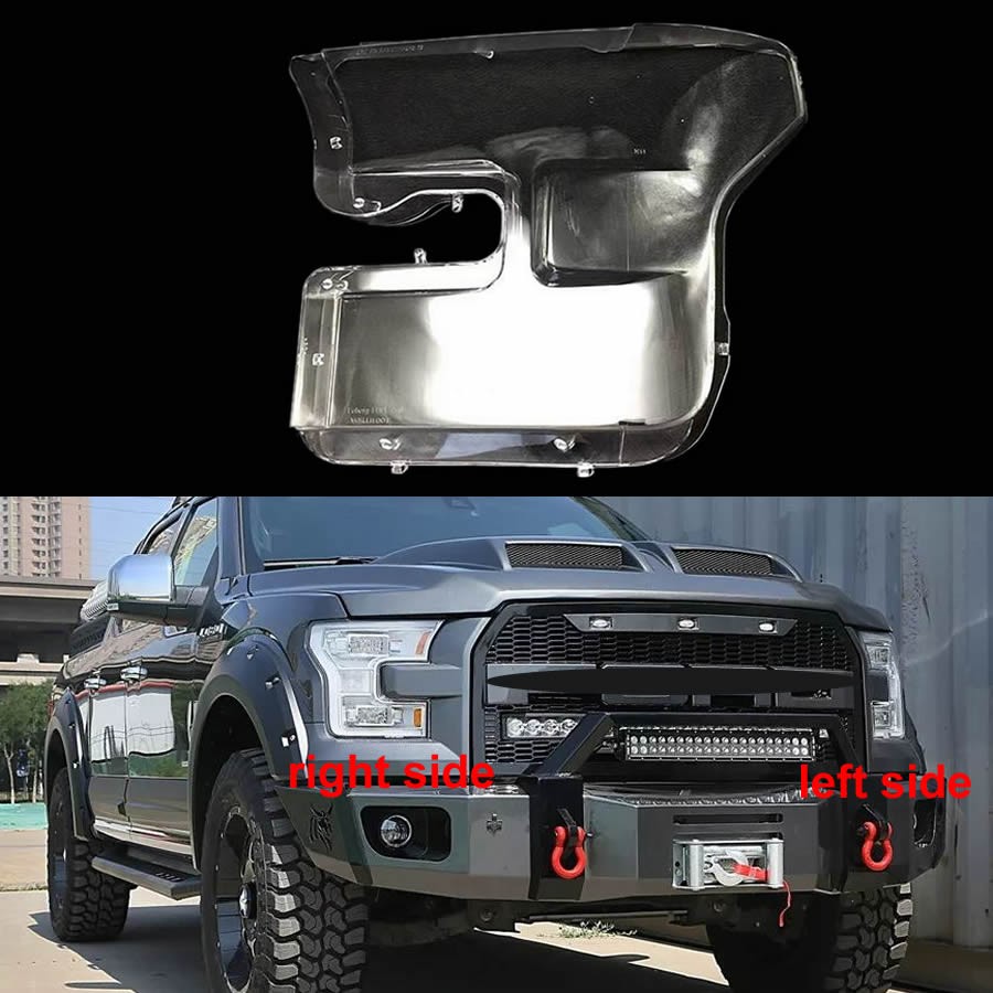 For Ford Raptor F-150 2015 2016 2017 2018 headlamp cover headlight lampshade shell lens plexiglass replacement original lampshade