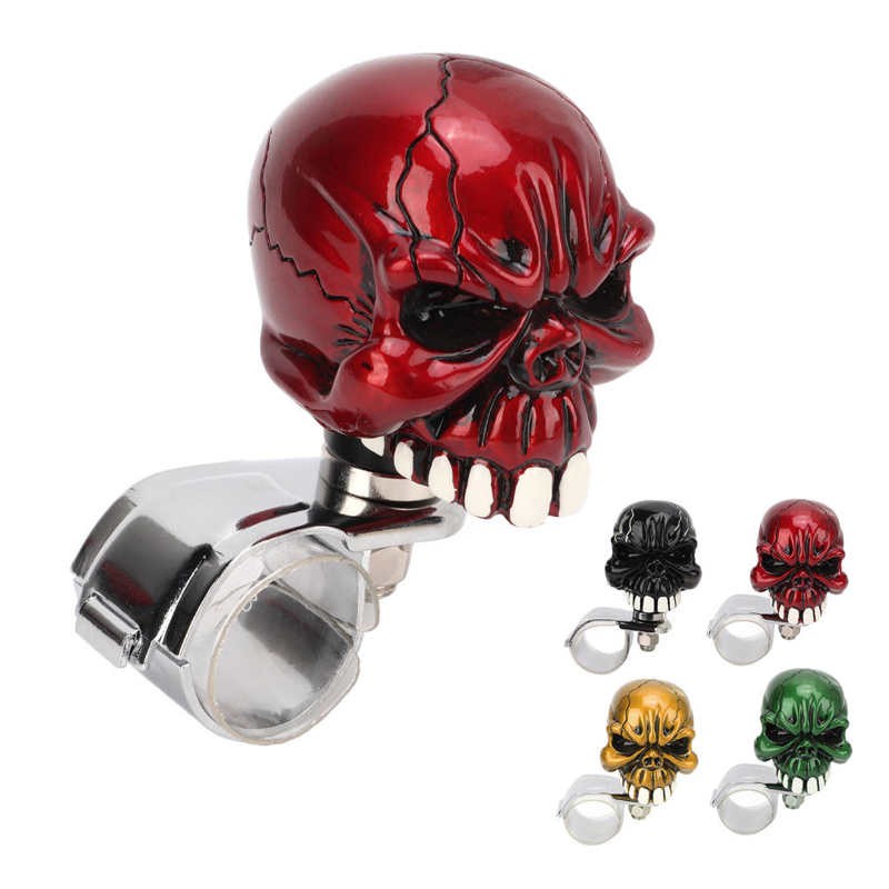 Steering Wheel Suicide Knob Skull Shape Car Steering Wheel Steering Wheel Spinner for Boats for Trucks