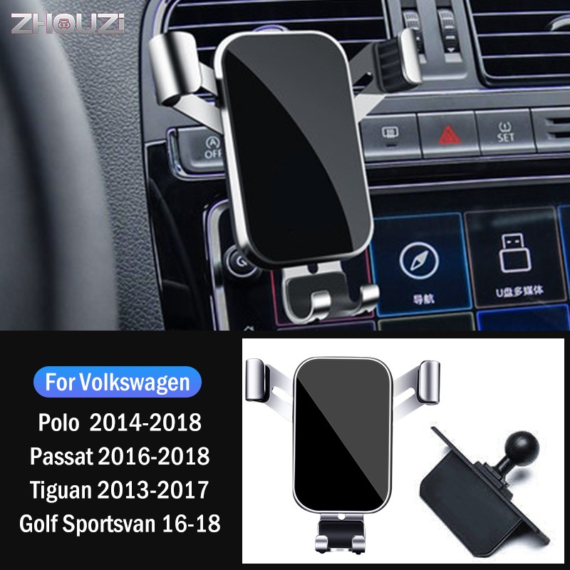 Car Mobile Phone Holder for Volkswagen Car Accessories Volkswagen Polo Passat Tiguan Golf Sportsvan 2013 2014 2016 2018