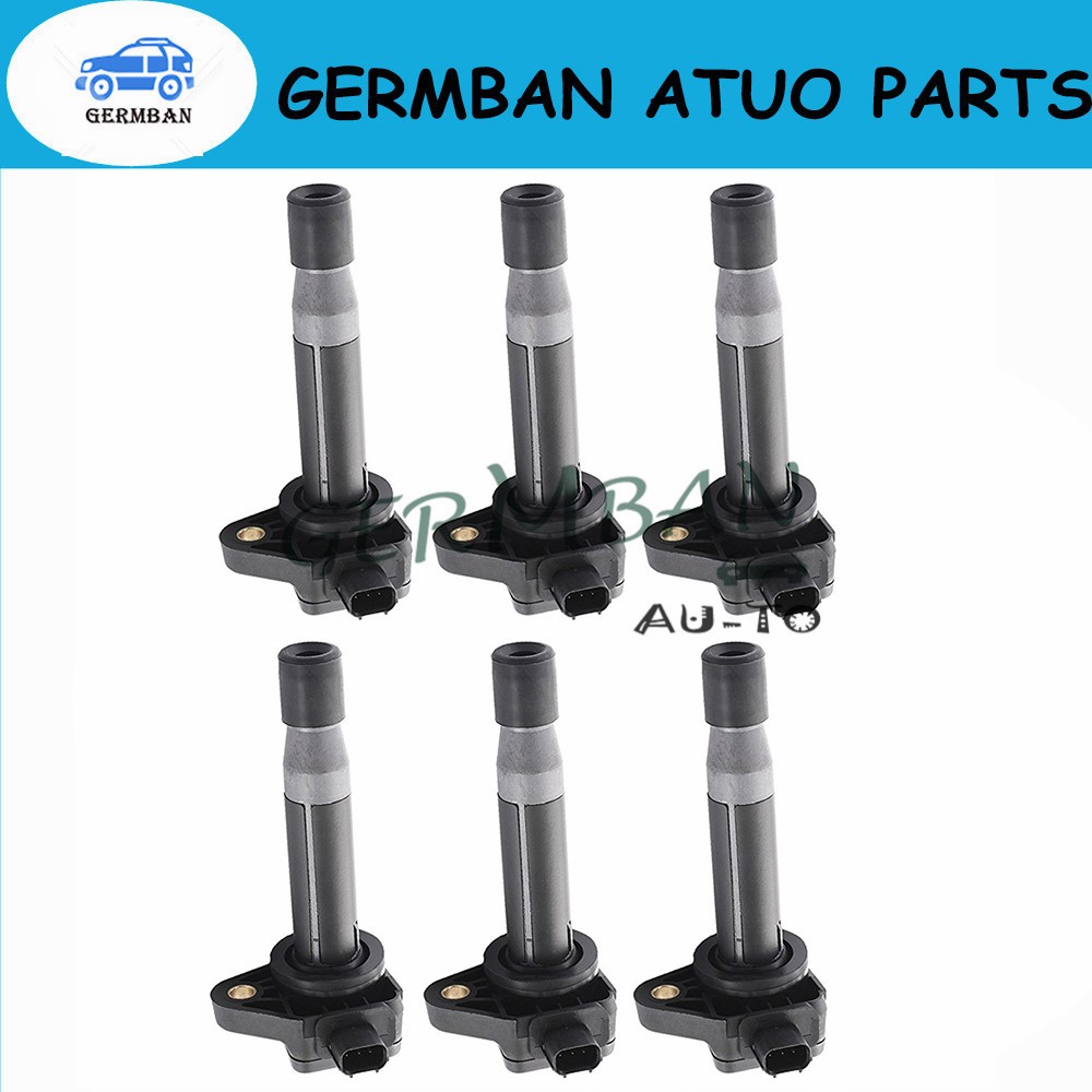 6pcs 30520-R70-A01 ignition coil 6pcs spark plug 12290R40A01 fit for Honda Accord Crossour Odyssey Acura RL TL TSX