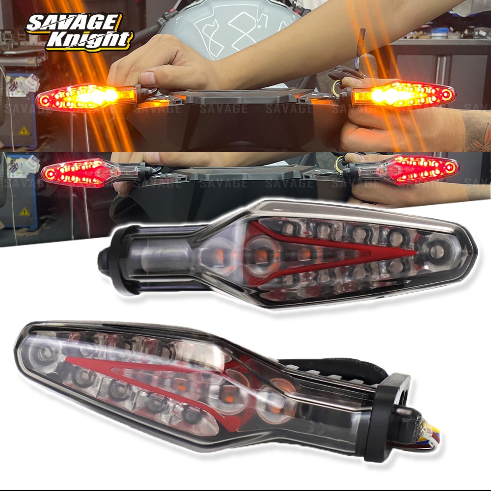 Turn Signal Rear Tail Lights For BMW S1000 R RR XR M1000RR R1250GS ADV 2019-2022 Motorcycle Flashing Indicators Lamp Accessories