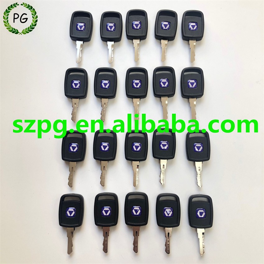 20pcs XCMG Key for Xugong Liugong Bearing 30E 40B 50C 50CN 855 856 Electric Lock Key