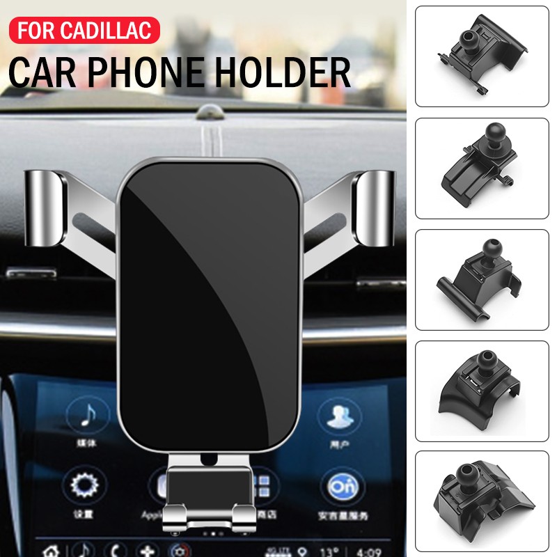 Car Mobile Phone Holder For Cadillac XT4 XT5 XT6 ATS CT4 CT5 CT6 XTS Air Outlet Mounts GPS Navigation Holder Bracket Accessories